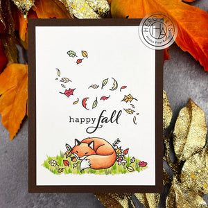 Hero Arts Stamp & Die Bundle Fall Fox (SB379)