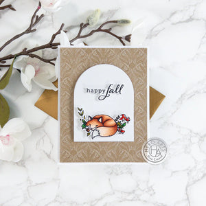 Hero Arts Stamp & Die Bundle Fall Fox (SB379)