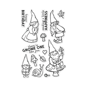 Hero Arts Poly Clear Stamps Happy Gnomes (CM729)