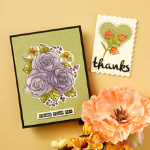 Load image into Gallery viewer, Spellbinders Paper Arts Garden Party Stamp, Die, &amp; Stencil Bundle from Wendy Vecchi (BD-0821)
