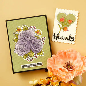 Spellbinders Paper Arts Garden Party Stamp, Die, & Stencil Bundle from Wendy Vecchi (BD-0821)