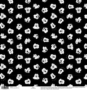 EK Success Disney 12x12 Scrapbook Paper Mickey Black & White Faces (8600011)