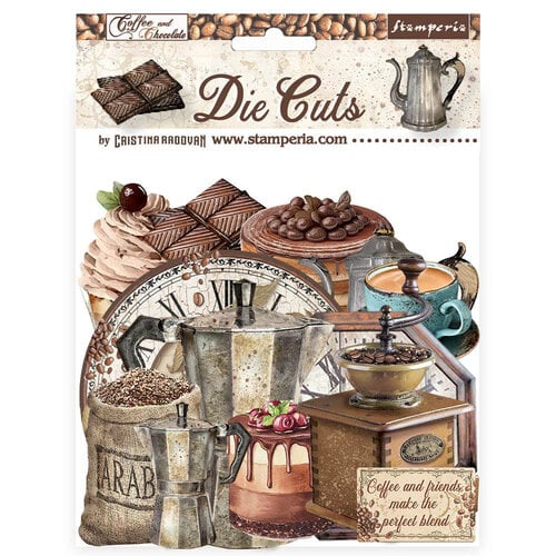 Stamperia Coffee & Chocolate Collection Die Cuts (DFLDC87)