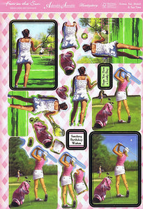 Hunkydory Crafts Fun In The Sun Game, Set, Match, & Tee Time Set (FUN905)