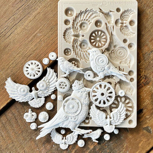 Finnabair Imaginarium Molds Clockwork Sparrows (969493)