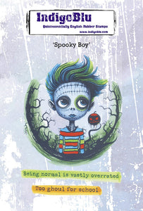 IndigoBlu Spooky Boy Stamp (IND1186)