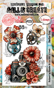 AALL & CREATE A6 Clear Stamp Shutter Cogs #1227