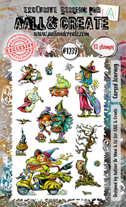 AALL & CREATE A6 Clear Stamp Cursed Journey #1239