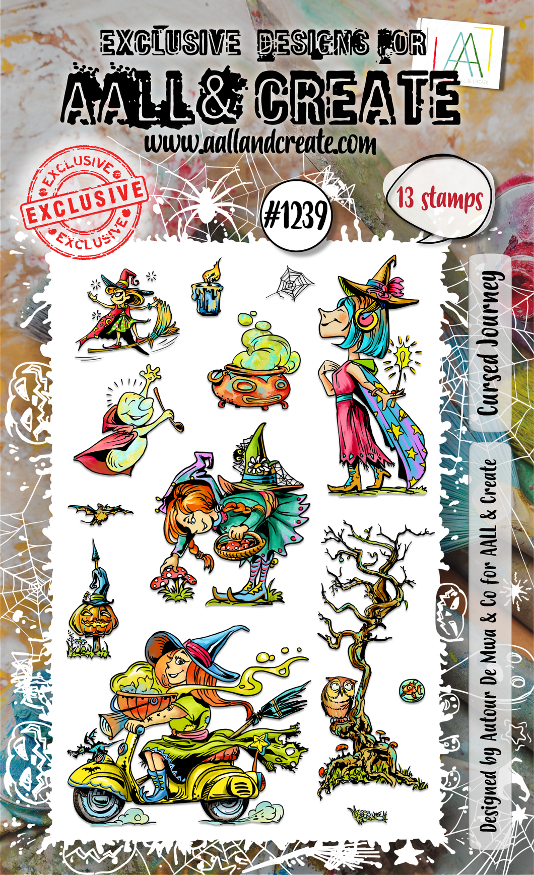 AALL & CREATE A6 Clear Stamp Cursed Journey #1239