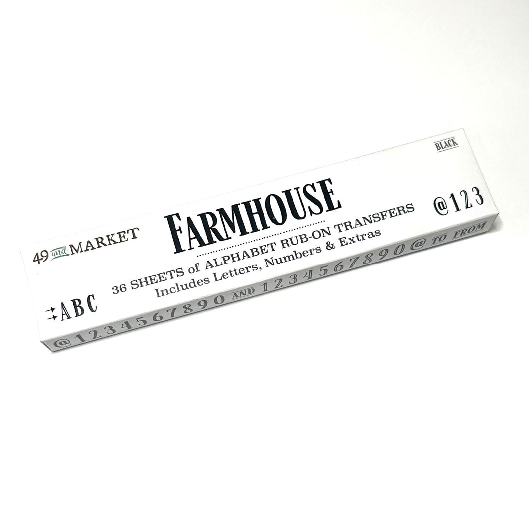 49 & Market Farmhouse Rub Ons (ARO-29161)