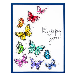 Spellbinders Paper Arts Betterpress Plate & Die Set Butterfly Swirl (BP-031)