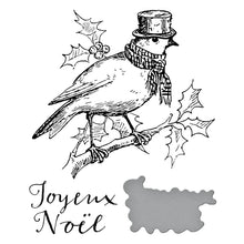 Load image into Gallery viewer, Spellbinders Paper Arts BetterPress Letterpress Press Plate &amp; Die Set Joyeux Noel (BP-055)
