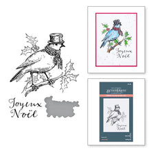 Load image into Gallery viewer, Spellbinders Paper Arts BetterPress Letterpress Press Plate &amp; Die Set Joyeux Noel (BP-055)
