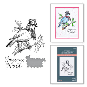 Spellbinders Paper Arts BetterPress Letterpress Press Plate & Die Set Joyeux Noel (BP-055)