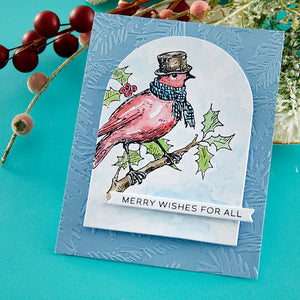 Spellbinders Paper Arts BetterPress Letterpress Press Plate & Die Set Joyeux Noel (BP-055)