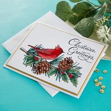 Load image into Gallery viewer, Spellbinders Paper Arts BetterPress Letterpress Press Plate Christmas Greetings (BP-071)
