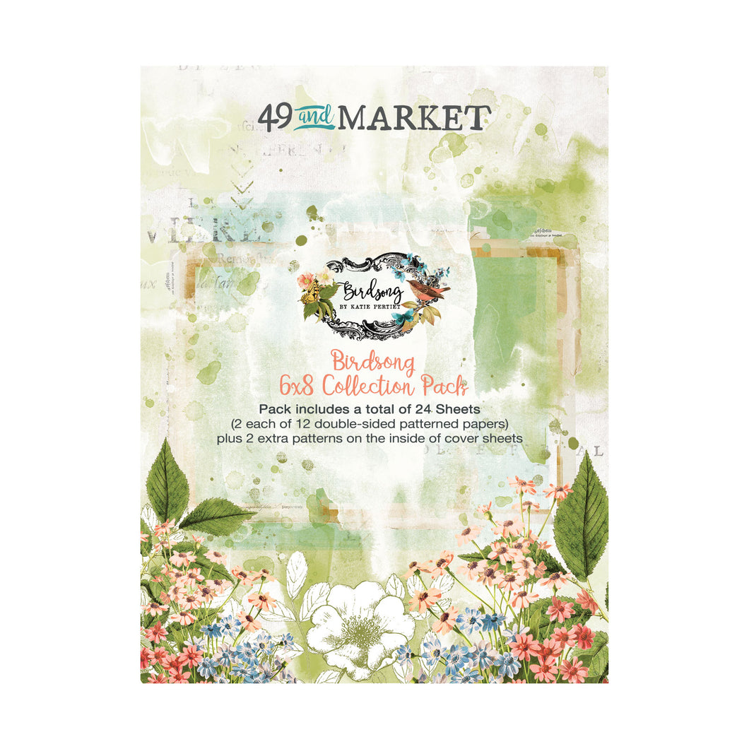 49 & Market Birdsong 6x8 Paper Pack (BSK-29307)