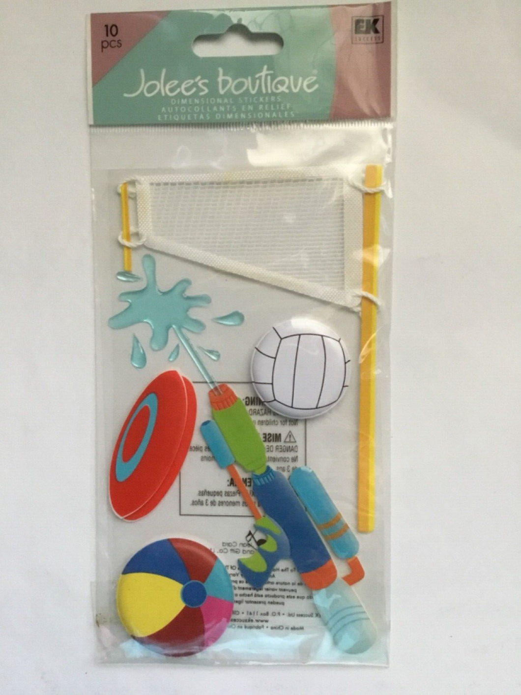 Jolee's Boutique Dimension Stickers Beach Sports (SPJBLG350)