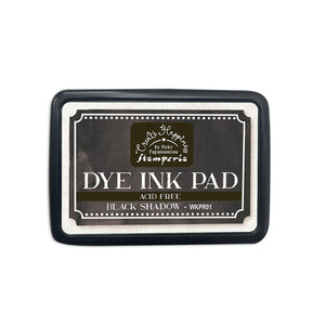 Stamperia Create Happiness Dye Ink Pad Black Shadow by Vicky Papaioannou (WKPR01)