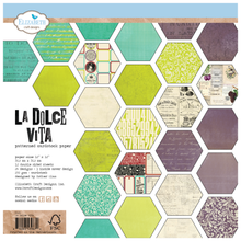 Load image into Gallery viewer, Elizabeth Craft Designs La Dolce Vita Collection 12x12 Paper Pack (C026)
