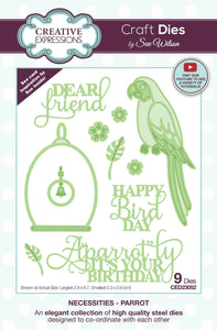 Creative Expressions Craft Dies by Sue Wilson Parrot (CED23052)