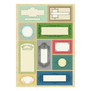 Spellbinders Cathe Holden Flea Market Finds Stationer's Stock Sticker Pack (CH-003)