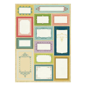 Spellbinders Cathe Holden Flea Market Finds Stationer's Stock Sticker Pack (CH-003)