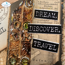 Load image into Gallery viewer, Elizabeth Craft Designs Remember Moments Collection Stamp Set Travel Phrases (CS365)
