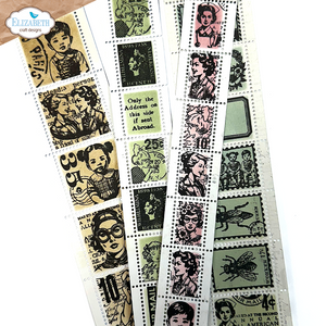 Elizabeth Craft Designs La Dolce Vita Collection Postage Stamps 1 Stamp Set (CS372)