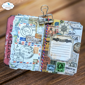 Elizabeth Craft Designs Remember Moments Collection Stamp & Die Set Around the World (CSD361)