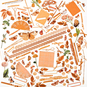 49 and Market Color Swatch Peach Laser Cut Elements (CSP-24951)