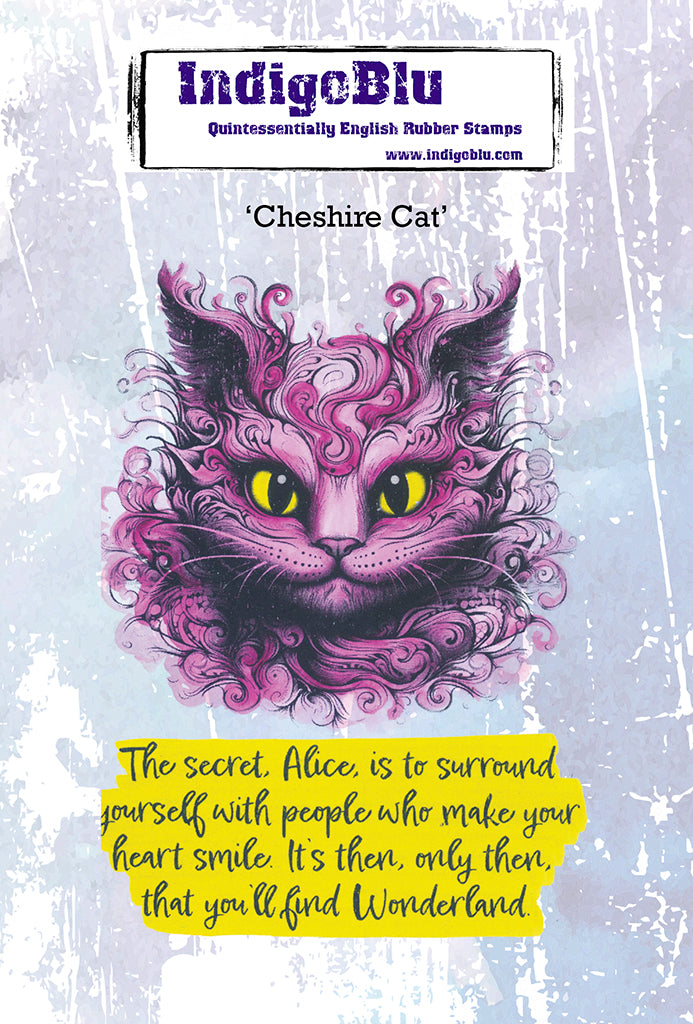 IndigoBlu Cheshire Cat Stamp (IND1206)