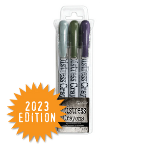 Tim Holtz Distress Halloween Pearlescent Crayon Set #6 (TSHK84358)