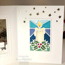 Load image into Gallery viewer, Creative Expressions Craft Dies by Sue Wilson Festive Stained Glass Candle (CED3264)
