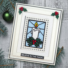 Load image into Gallery viewer, Creative Expressions Craft Dies by Sue Wilson Festive Stained Glass Candle (CED3264)
