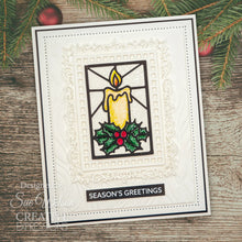 Load image into Gallery viewer, Creative Expressions Craft Dies by Sue Wilson Festive Stained Glass Candle (CED3264)
