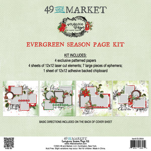 PRE-ORDER 49 and Market Evergreen Season Collection Page Kit