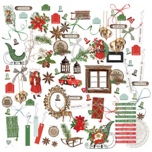 Load image into Gallery viewer, PRE-ORDER 49 and Market Evergreen Season Collections Laser Cut Elements (ES-28508)
