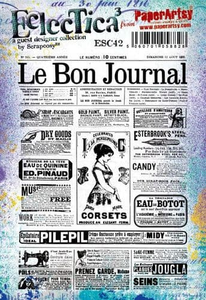 Paper Artsy Stamp Set Le Bon Journal designed by Scrapcosy (ESC42)