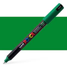 Posca Paint Marker 0.7mm Bullet Shaped Green PC-1M