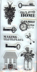 Cloud9 Design Rubber Cling Stamp Set Home (66052)