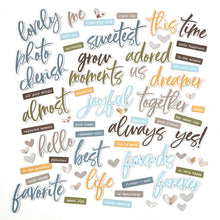 Load image into Gallery viewer, 49 and Market Krafty Garden Collection Chipboard Word Set (KG-26696)
