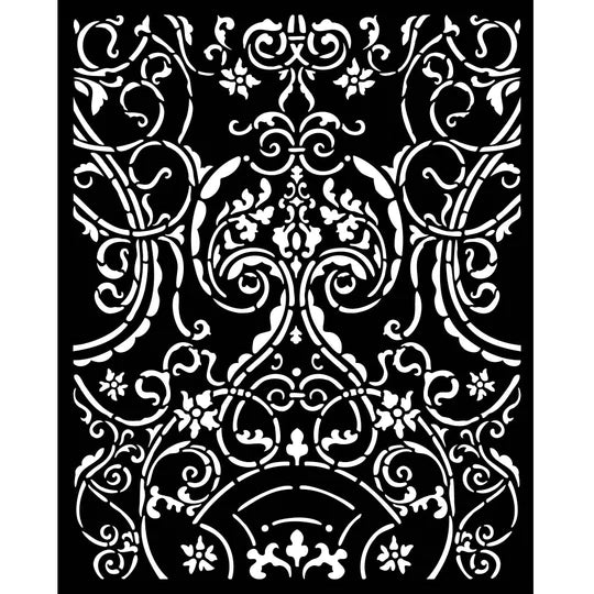 Stamperia Sir Vagabond in Fantasy World Collection Stencil Metal Decor (KSTD155)