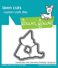 Load image into Gallery viewer, Lawn Fawn Lawn Cuts Stamp &amp; Die Set Pawsome Birthday (LF3163)
