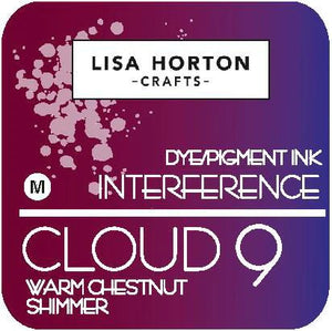 Lisa Horton Crafts Cloud 9 Interference Dye/Pigment Ink Warm Chestnut Shimmer