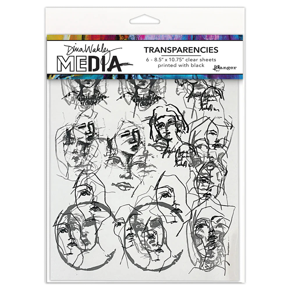 Dina Wakley Media Transparencies Tinies Set 1 (MDA82637)