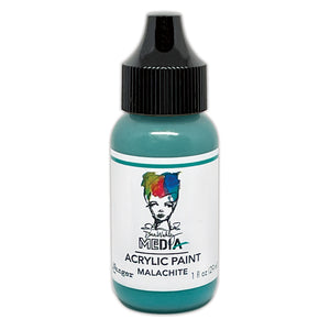 Dina Wakley MEdia Acrylic Paint Malachite (MDQ85508)