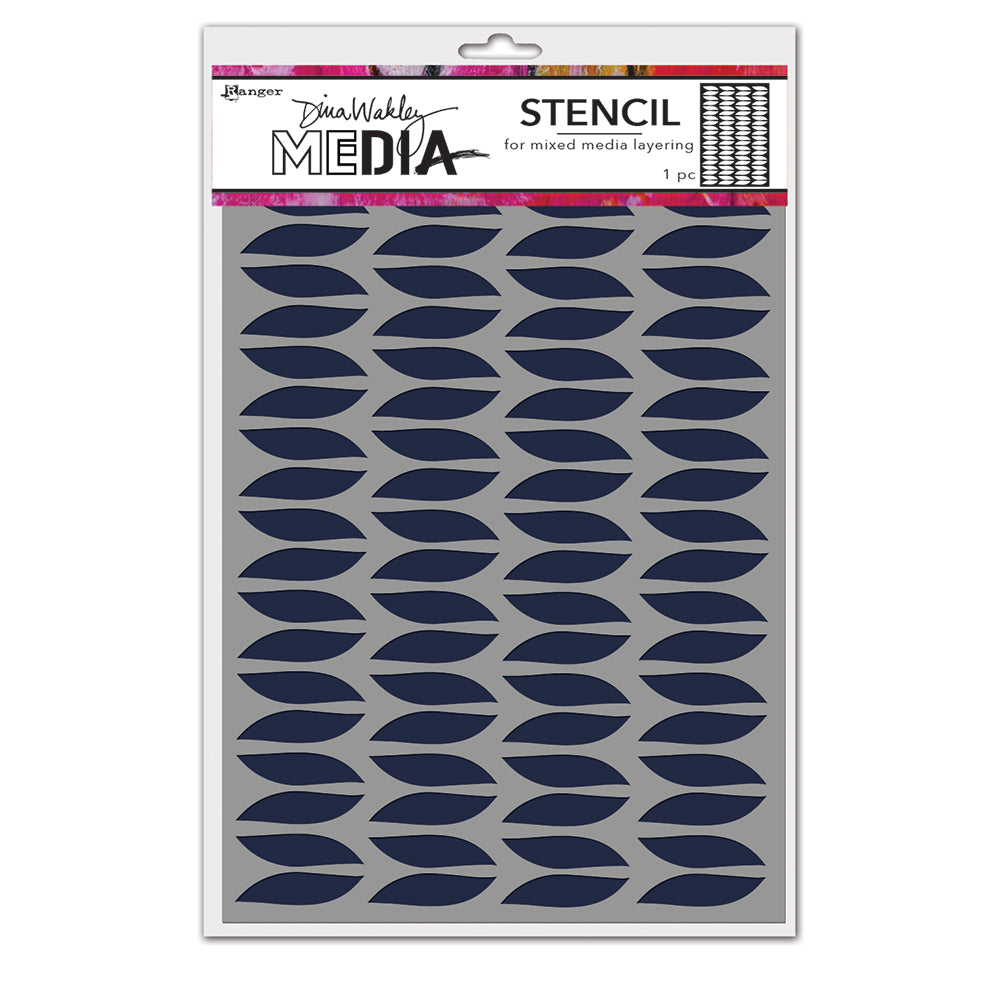 Dina Wakley MEdia Stencil Sideways (MDS81647)