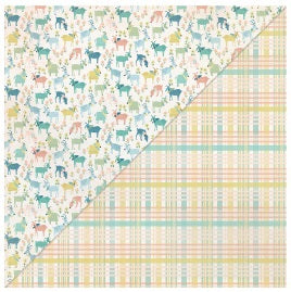 Authentique Meadow Collection 12x12 Scrapbook Paper Meadow Four (MEA004)