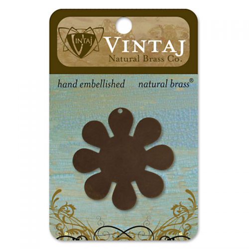 Vintaj Natural Brass Mod Flower (PO522)